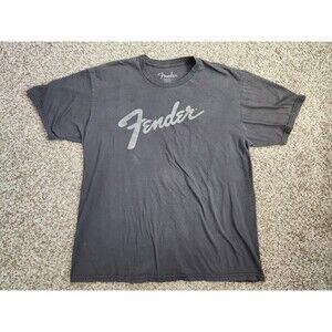 FENDER Dark Gray Short Sleeve Graphic T-Shirt Men’s Size XL 100% Cotton